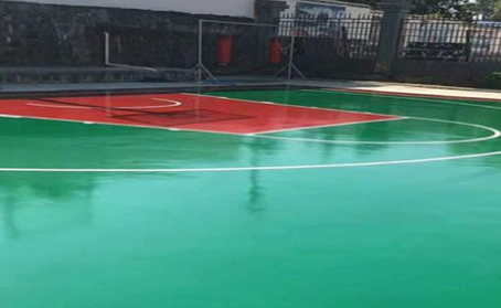 漳州篮球场翻新地面